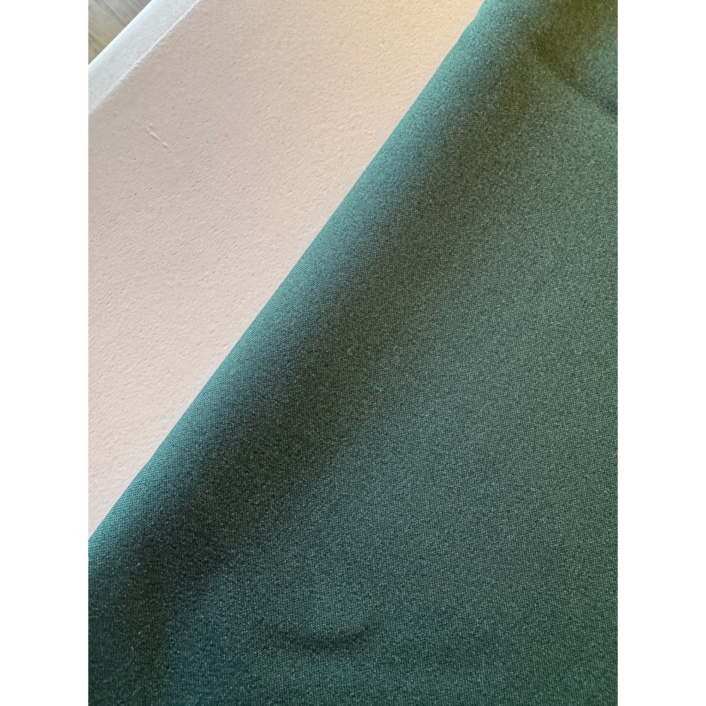 Velour Fabric 2 Yards 59" Forest Green Polyester Plush Sewing Craft Material